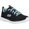 TRAINER GRACEFUL 8 BLK/TURQUOISE