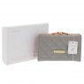 PURSE DIAMOND QUILT M GREY