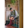 HJ Hall HJ Outdoor Wellington Boot Sock Red