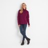 Tog24 Tog24 Pearson Knitlook Zip Neck Fleece Purple Berry