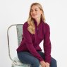 Tog24 Tog24 Pearson Knitlook Zip Neck Fleece Purple Berry