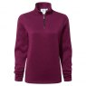 Tog24 Tog24 Pearson Knitlook Zip Neck Fleece Purple Berry