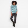 TOG67 Tog24 Pippa Long Sleeve Striped T-Shirt Deep Teal