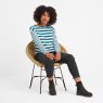 TOG67 Tog24 Pippa Long Sleeve Striped T-Shirt Deep Teal