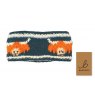 HEADBAND SHERPA HIGHLAND COW