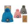 HAT WP BOBBLE W/LIGHT CHILDS SHERPA