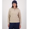 Swanndri Swanndri Riverside Zip Neck Rib Jumper Sandshell