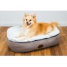 Snug & Cosy Snug & Cosy Oval Faux Fur Dog Bed