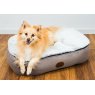 Snug & Cosy Snug & Cosy Oval Faux Fur Dog Bed