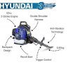 HYUNDAI Hyundai HYB5200 Backpack Petrol Leaf Blower 2 Stroke 52cc