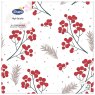 XMAS NAPKIN 20PK BERRY MERRY