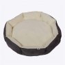 Danish Design Danish Essentials Quilted Dog Bed Charcoal Size L