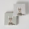 BOLTZE Boltze Rabbit Grey/Green Napkin 20 Pack Assorted