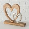 BOLTZE Boltze Fioria Decorative Mango Wood Heart 25cm Assorted