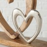 BOLTZE Boltze Fioria Decorative Mango Wood Heart 25cm Assorted