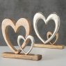 BOLTZE Boltze Fioria Decorative Mango Wood Heart 25cm Assorted