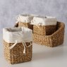 BOLTZE Boltze Sophie Seagrass Basket Set 4 Piece 17.5cm