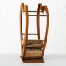 BOLTZE Boltze Tobias Iron Rust Firewood Rack 71 x 28cm