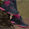 Grisport Grisport Bodmin Walking Shoe Black/Pink