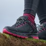 Grisport Grisport Bodmin Walking Shoe Black/Pink