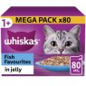 WHISKAS 1+ FISH CIJ 80PK 85G