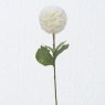 Boltze Decorative Snowball Flower Stem Green