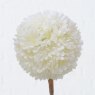 Boltze Decorative Snowball Flower Stem Green