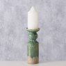 Boltze Peruya Candle Holder Green 24cm