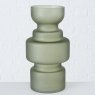 Boltze Bodena Glass Vase Green 30cm