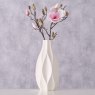 Boltze Avantika Geometric Vase 30cm White