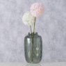 Boltze Donah Glass Vase Green 27cm