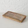 Boltze Riffley Mango Wood Serving Platter