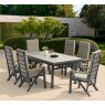 GLENDALE Glendale Darwin Reclining 6 Seater Dining Set