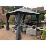 GLENDALE Glendale Highfield Gazebo Grey 3m x 3m