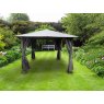 GLENDALE Glendale Highfield Gazebo Grey 3m x 3m