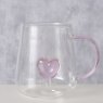 BOLTZE Boltze Glass Valentine Mug 10cm