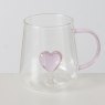 BOLTZE Boltze Glass Valentine Mug 10cm