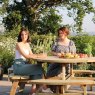 Zest Zest Rose Round Picnic Table