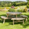 Zest Zest Rose Round Picnic Table