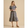 Brakeburn Brakeburn Midi Arrows Dress Navy