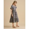 Brakeburn Brakeburn Midi Arrows Dress Navy