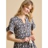 Brakeburn Brakeburn Midi Arrows Dress Navy