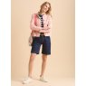 Brakeburn Brakeburn Denim Frill Neck Jacket Pink