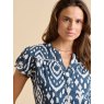 Brakeburn Brakeburn Ikat Blouse Navy