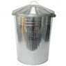 GREENKEY Greenkey Galvanised Dustbin