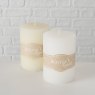 BOLTZE Boltze Pillar Candle White Assorted