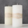 BOLTZE Boltze Pillar Candle White Assorted