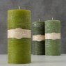 BOLTZE Boltze Pillar Candle Green Assorted