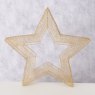 BOLTZE Boltze Leo Christmas Star Iron Gold 89cm