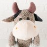 BOLTZE Boltze Vala Cow Plush Toy 28cm Brown